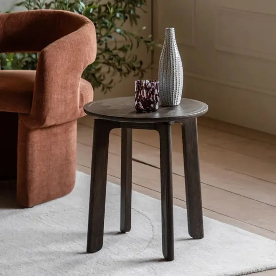 BOXED HANLEY PARQUET SIDE TABLE (1 BOX)