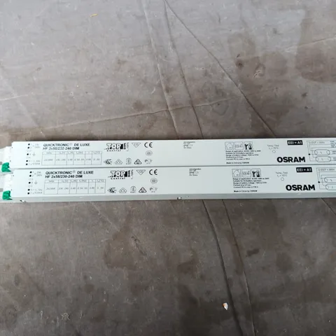 OSRAM QUICKTRONIC DE LUXE BALLASTS – 2X58W/230-240 DIM (PAIR)