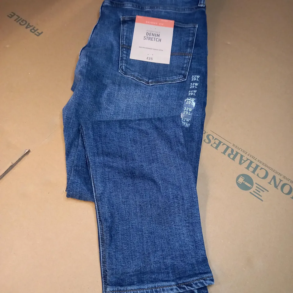 skinny fit essentials denim stretch w32 short 29 