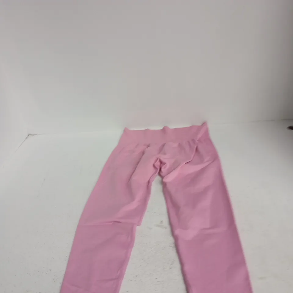 AYBL EMPOWER SEAMLESS LEGGINGS – BABY PINK – UK XL