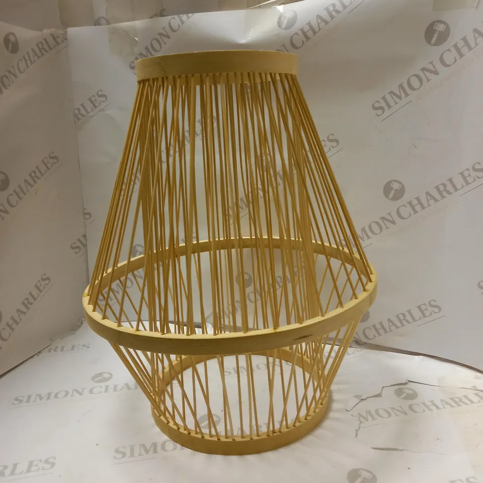 BAMBOO CEILING PENDANT LIGHT SHADE 