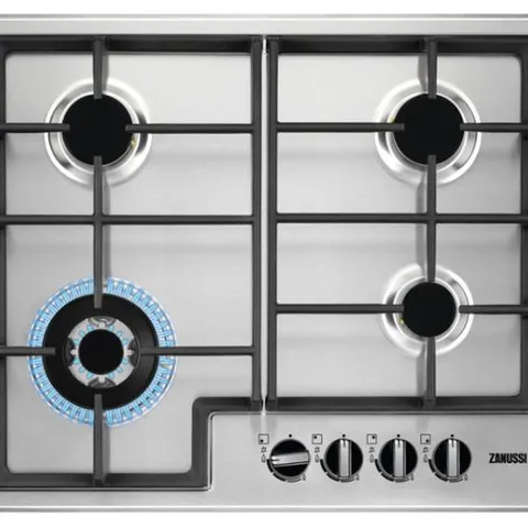  ZANUSSI ZGH66424XX 60CM 4 BURNER GAS HOB 