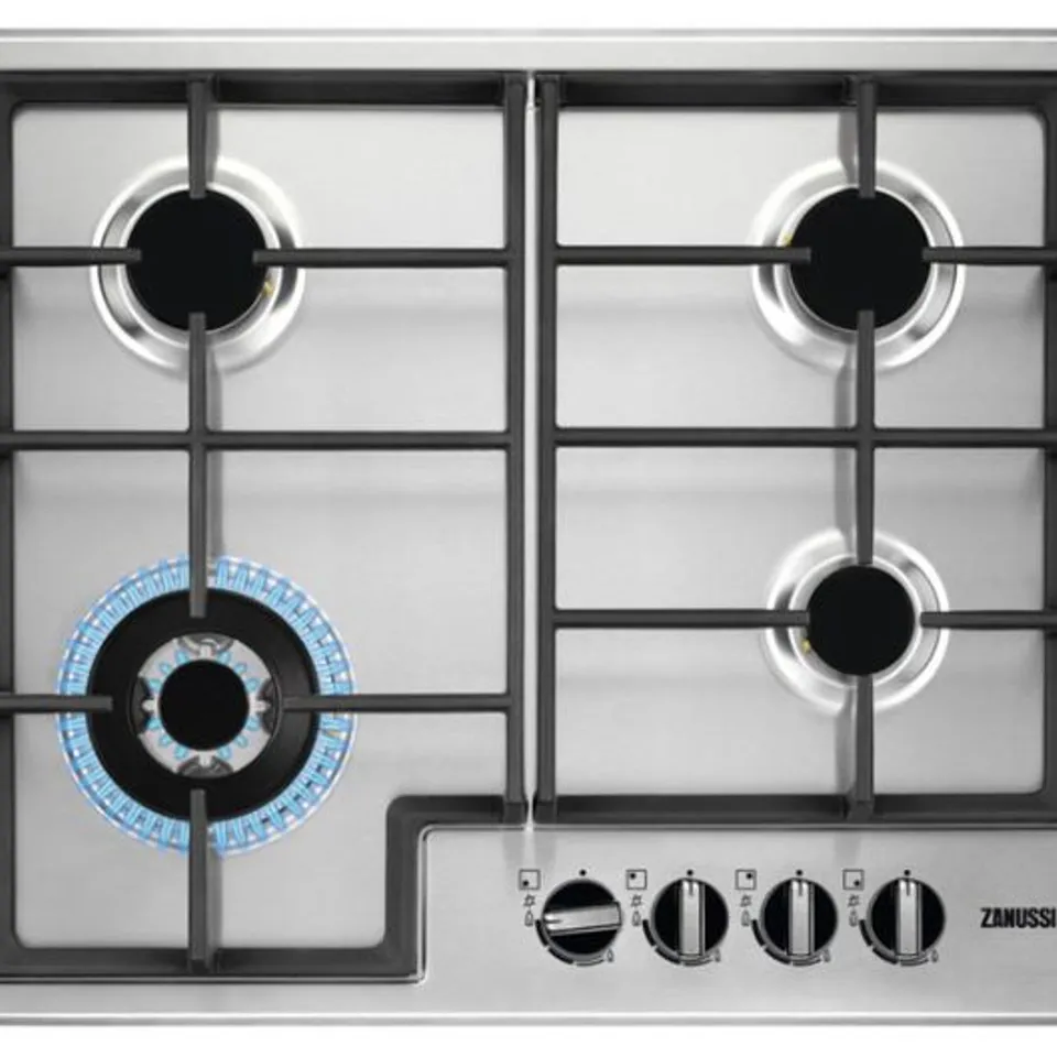  ZANUSSI ZGH66424XX 60CM 4 BURNER GAS HOB 