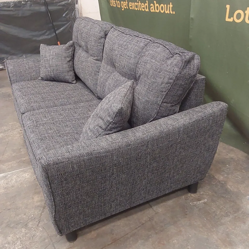 HALSTOW 2 SEATER FABRIC SOFA - CHARCOAL  RRP £879