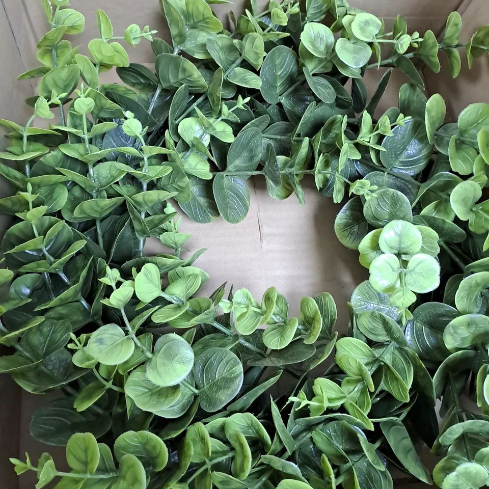 BOXED 50CM EUCALYPTUS WREATH 