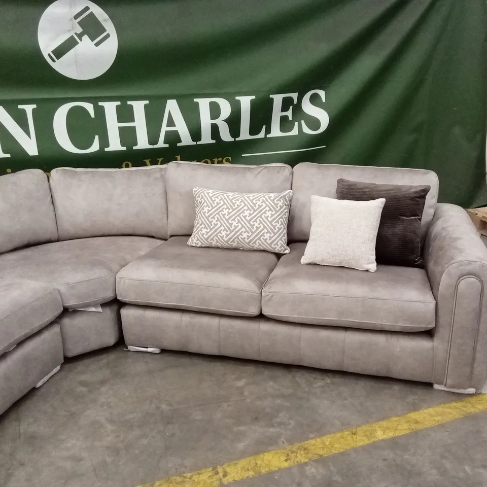 AMARA CORNER GROUP SOFA - STONE RRP £2849