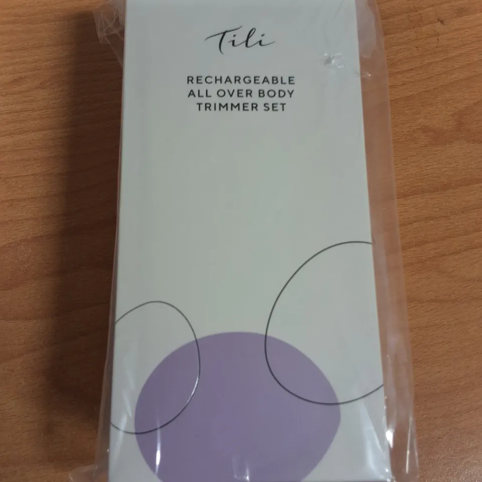 LOT OF 30 BRAND NEW TILI RECHARGABLE ALL OVER BODY TRIMMERS SETS