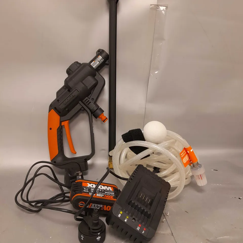 WORX CORDLESS HYDROSHOT PRESSURE CLEANER WG62 RRP £149.99