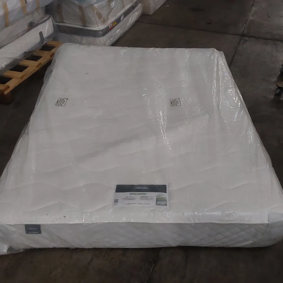 QUALITY BAGGED ECO RANGS SILENTNIGHT 1000 POCKET ECO COMFORT MATTRESS - FIRM - 5' KING SIZE