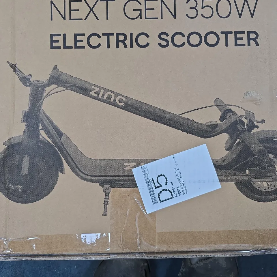 ZINC NEXT GEN ELECTRIC SCOOTER WITH 350W MOTOR