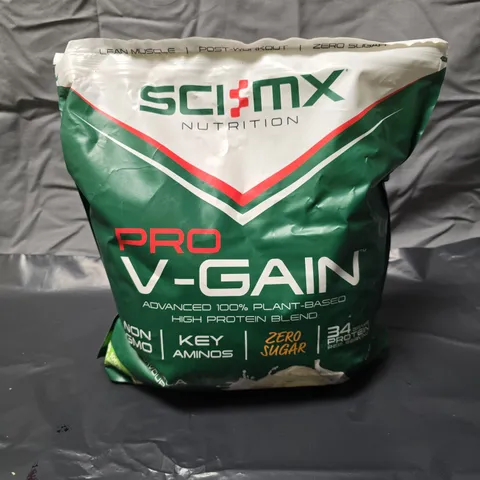 SEALED SCI-MX PRO V-GAIN PLANT BASED PROTEIN - VANILLA - 2.2KG