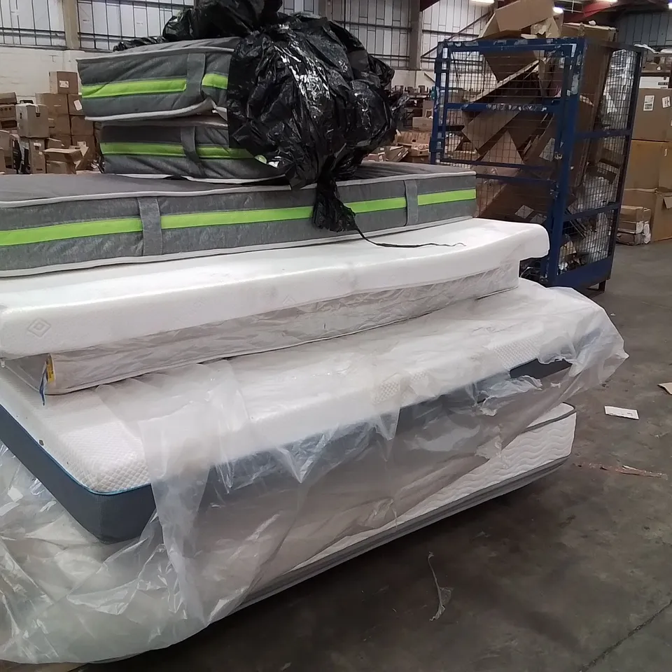 PALLET CONTAINING 7 ASSORTED MATTRESSES - BRANDS, SIZES, CONDITIONS ECT VARY