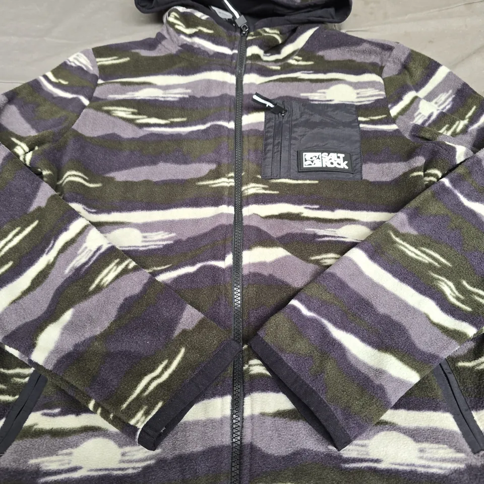 SALT ROCK FULL ZIP FLEECE - SIZE 13
