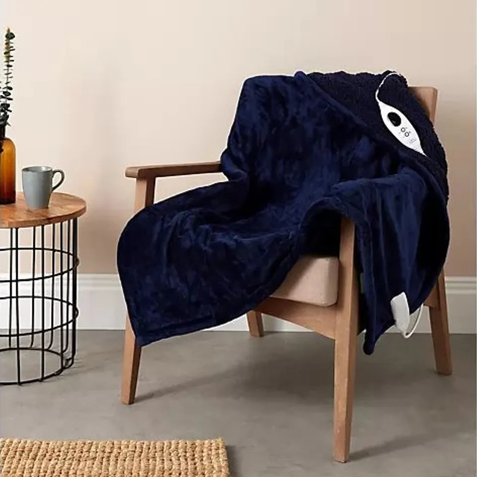 SARA BY SARA DAVIES SNUGGLY SHERPA HEATED THROW