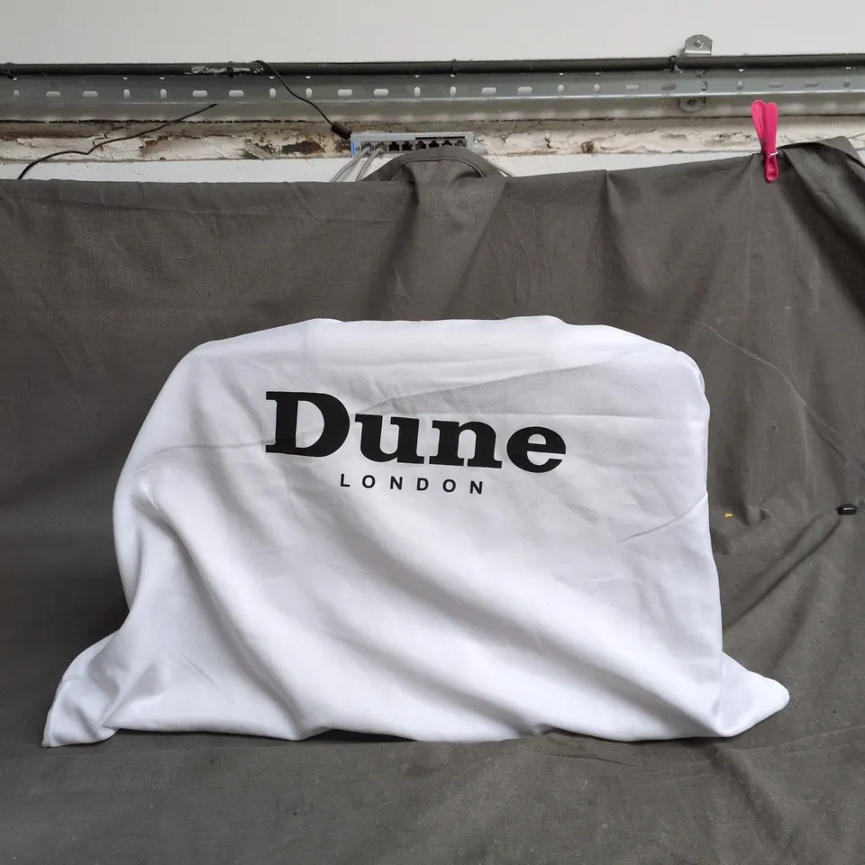 DUNE LONDON BURGUNDY LEATHER HANDBAG – SATCHEL STYLE