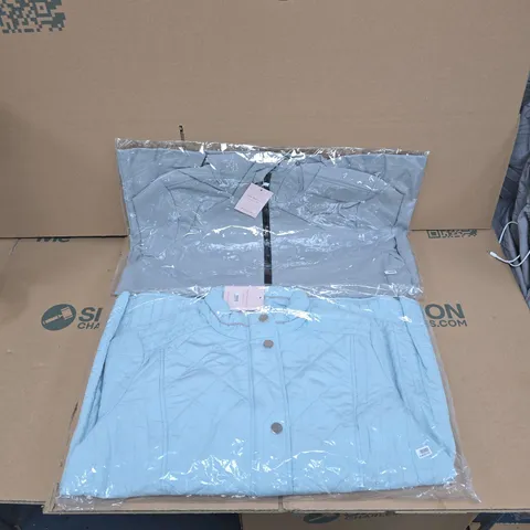 BOX OF APPROXIMATELY 20 ASSORTED CLOTHING AND FASHION ITEMS IN VARIOUS STYLES, SIZES, AND COLOURS - COLLECTION ONLY