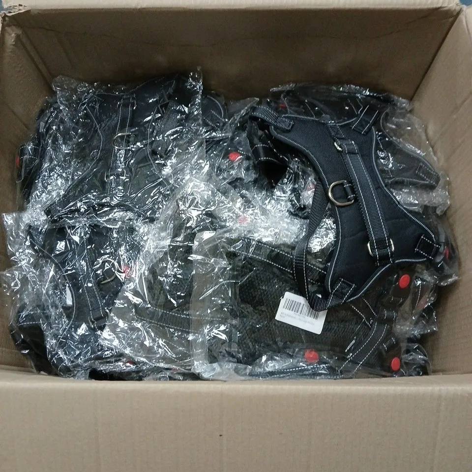 BOX OF APPROXIMATELY 100 X NO PULL  DOG HARNESS - FOR MEDIUM DOGS 