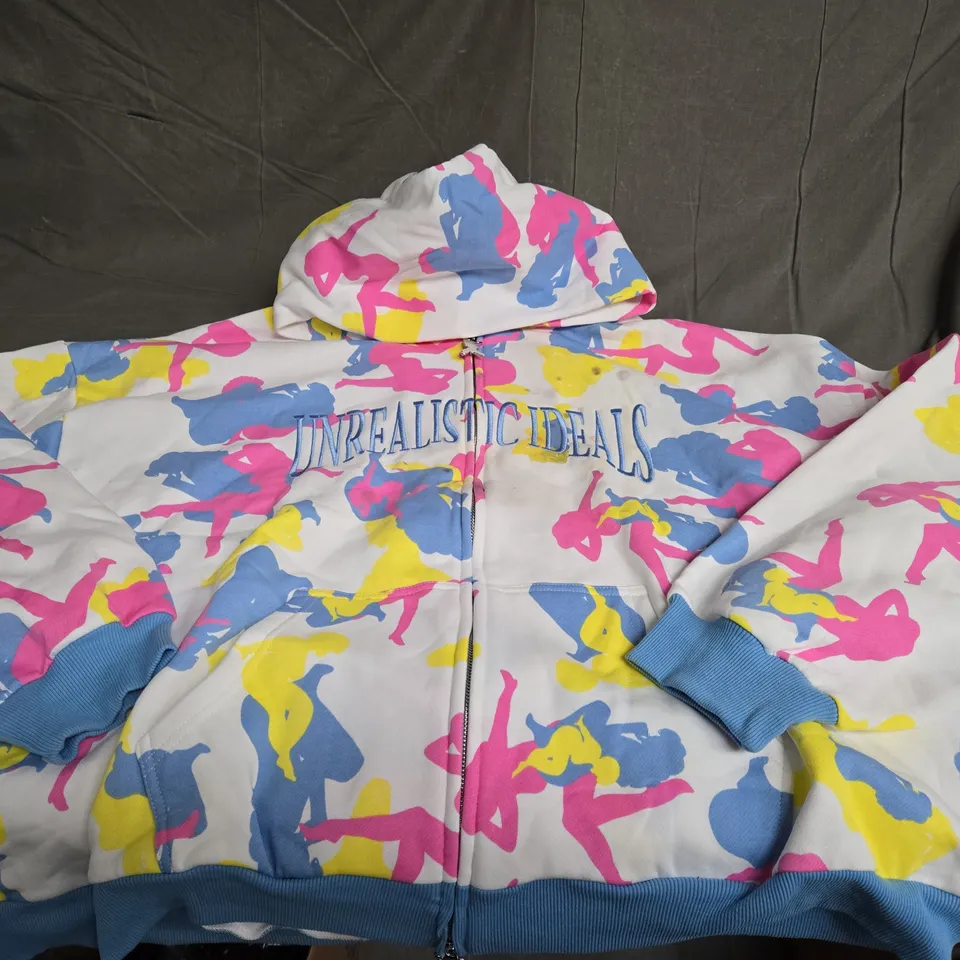 NAMED COLLECTIVE FULL ZUP HOODIE SIZE 2XL