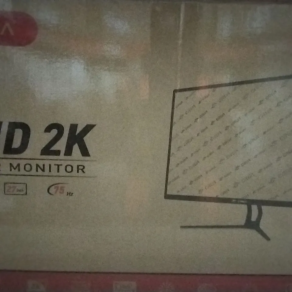 BOXED QHD 2K SUPER MONITOR IN BLACK 