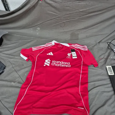 ADIDAS LIVERPOOL FC JERSEY – RED, AEROREADY, MEN'S SIZE L