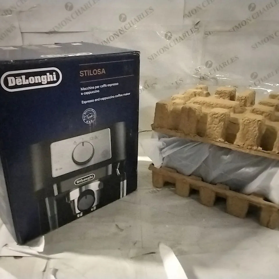 BOXED DELONGHI STILOSA ESPRESSO AND CAPPUCCINO COFFEE MAKER 