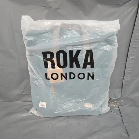 SEALED ROKA LONDON CANFIELD RECYCLED NYLON MEDIUM BAG - TEAL