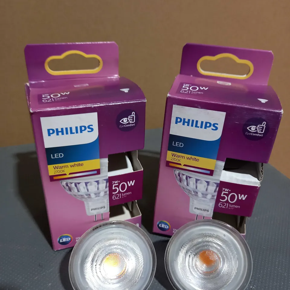 PHILIPS LED WARM WHITE 50W GU5.3