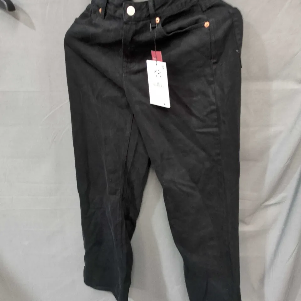 STRADIVARIUS BLACK TROUSERS, UK 10 (EU 38) 