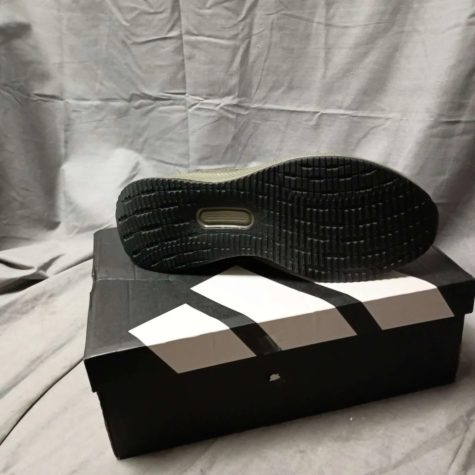 ADIDAS RUNFALCON 5 - CLOUDFOAM RUNNING TRAINERS - OLIVE/KHAKI - UK SIZE 9