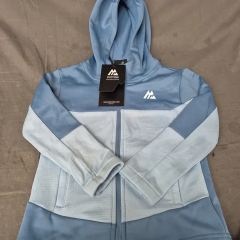 MONTREX COLOUR-BLOCK ZIP HOODIE JACKET β BLUE - SIZE 4/5 YEARS - KIDS