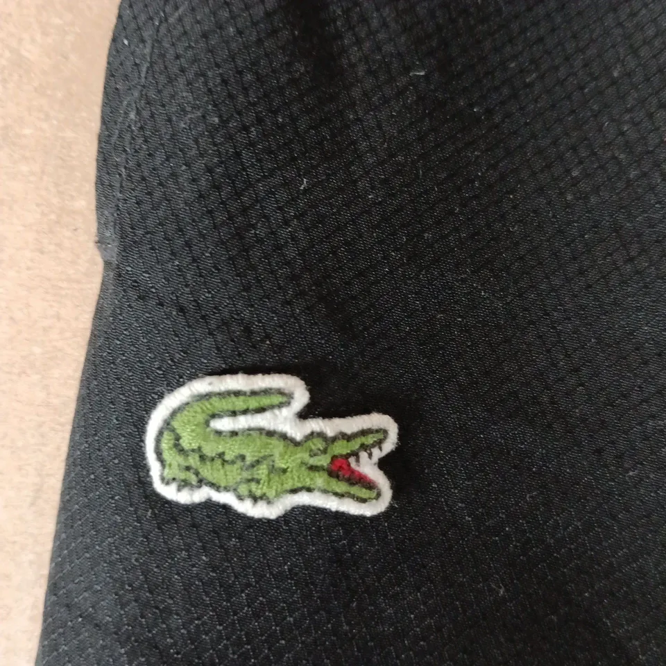 Lacoste Sport Tracksuit Trousers – Black, Size 16, Crocodile Logo