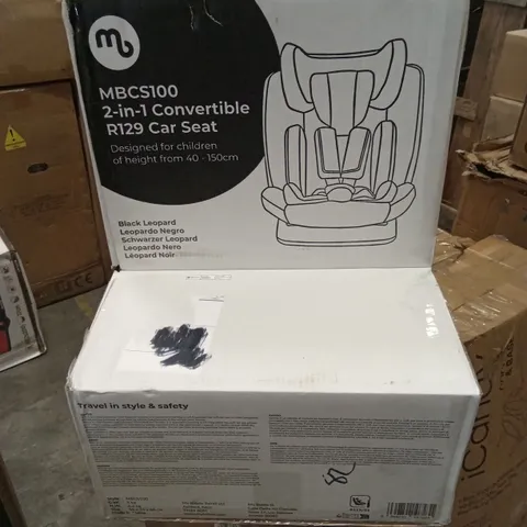 BOXED MYBABIIE MBCS100 CONVERTIBLE R129 CAR SEAT