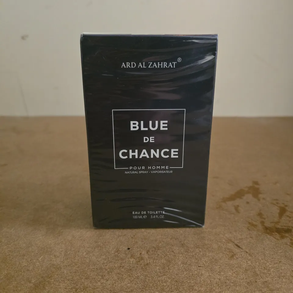 BOXED AND SEALED ARD AL ZAHRAT BLUE DE HANCE POUR HOMME EAU DE TOILETTE 100ML