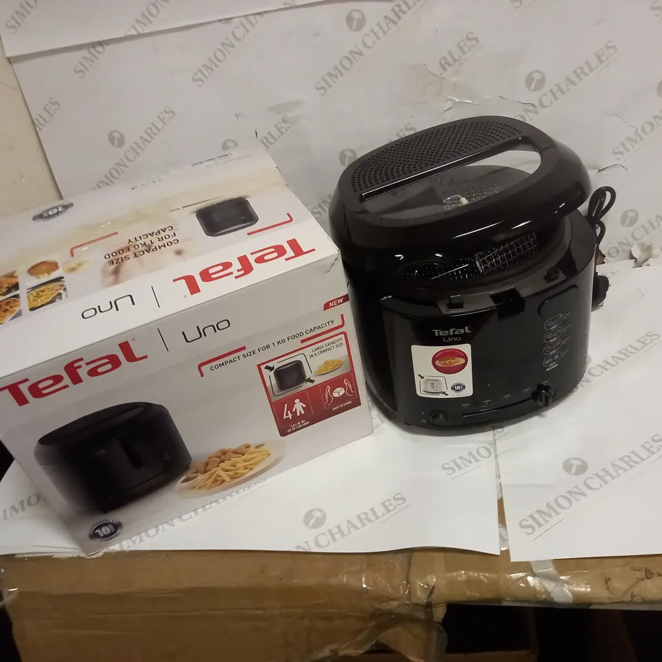 TEFAL UNO FF203840 DEEP FAT FRYER BLACK