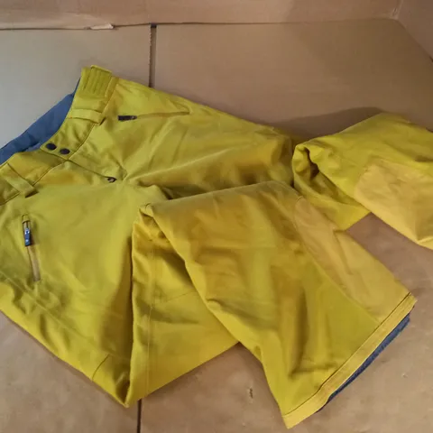 NORTH FACE WOMENS COLD WEATHER TROUSERS IN MUSTARD - M