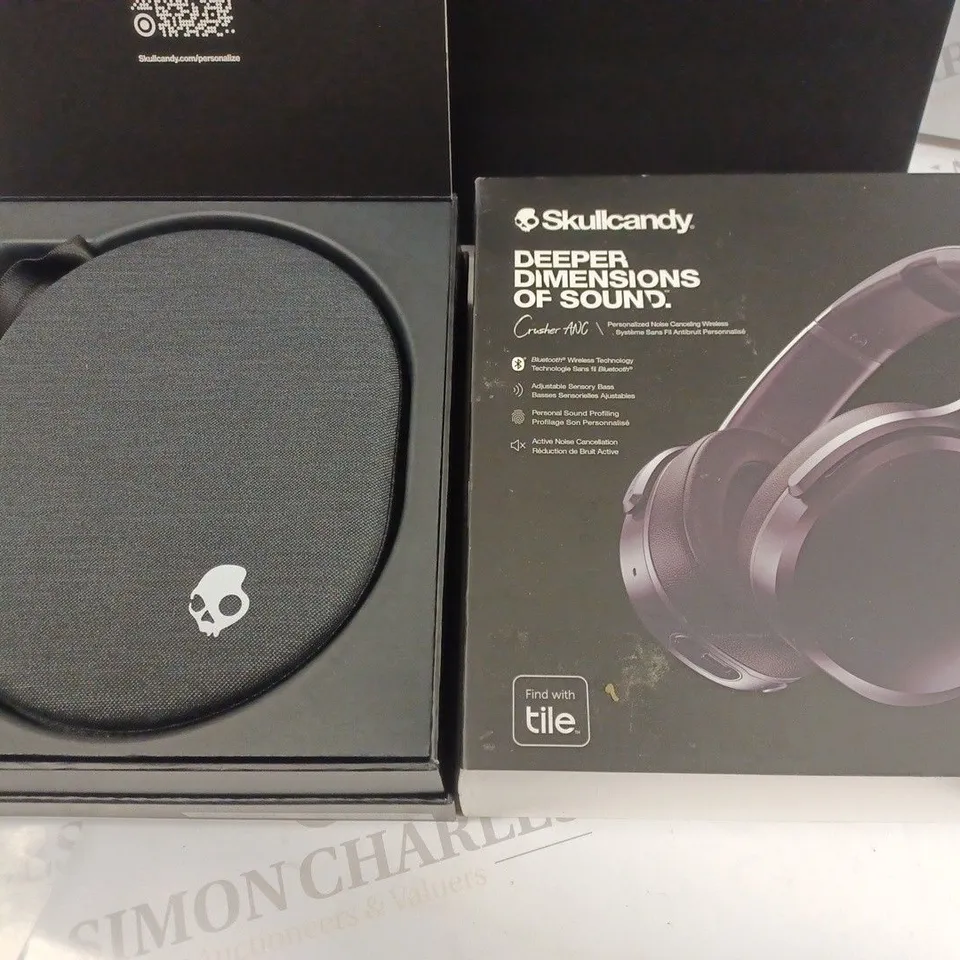 BOXED SKULLCANDY CRUSHER ANC NOISE CANCELLING WIRELESS HEADPHONES