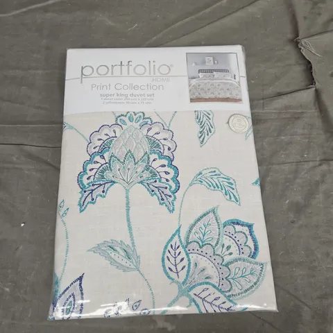 PORTFOLIO HOME SUPER KING DUVET SET