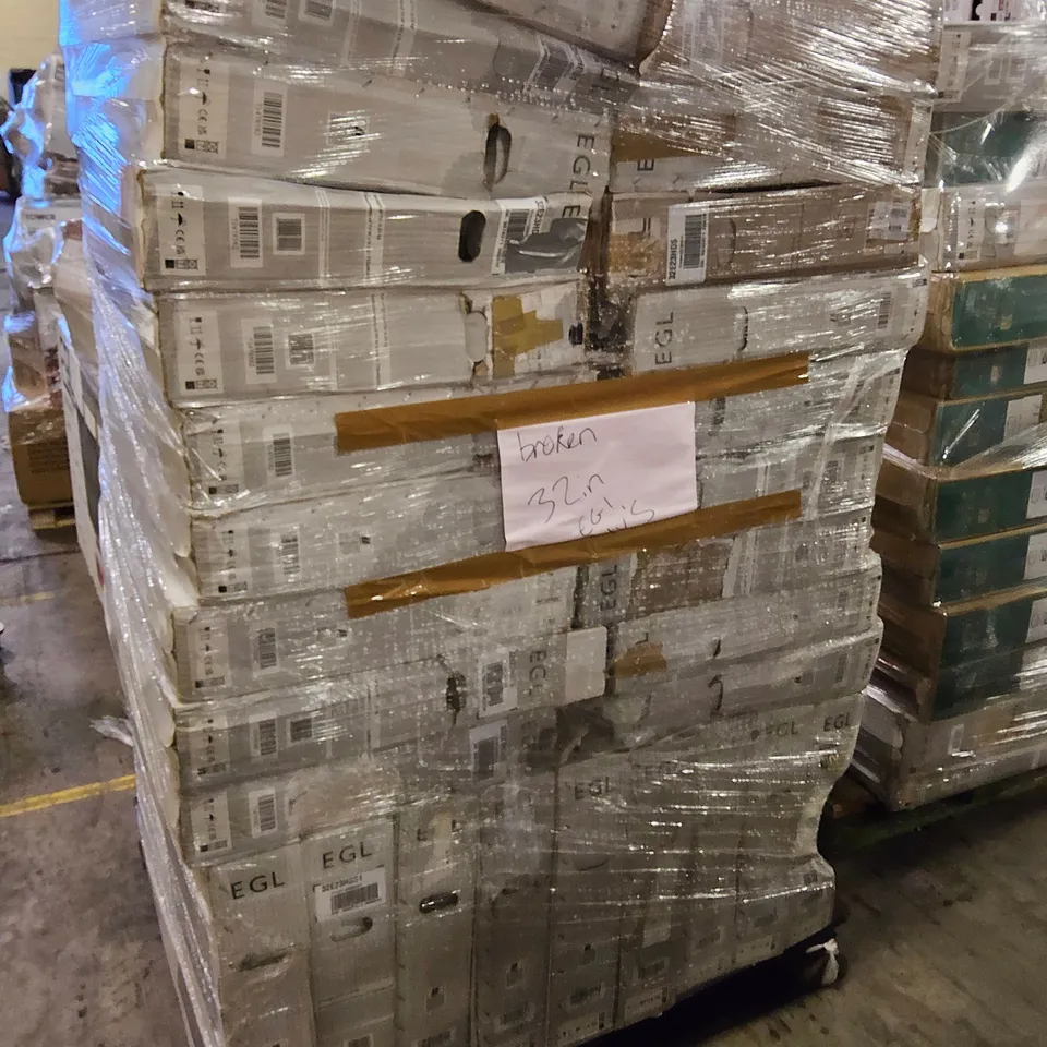 PALLET OF APPROXIMATELY 28 ×  32" EGL TELEVISIONS 