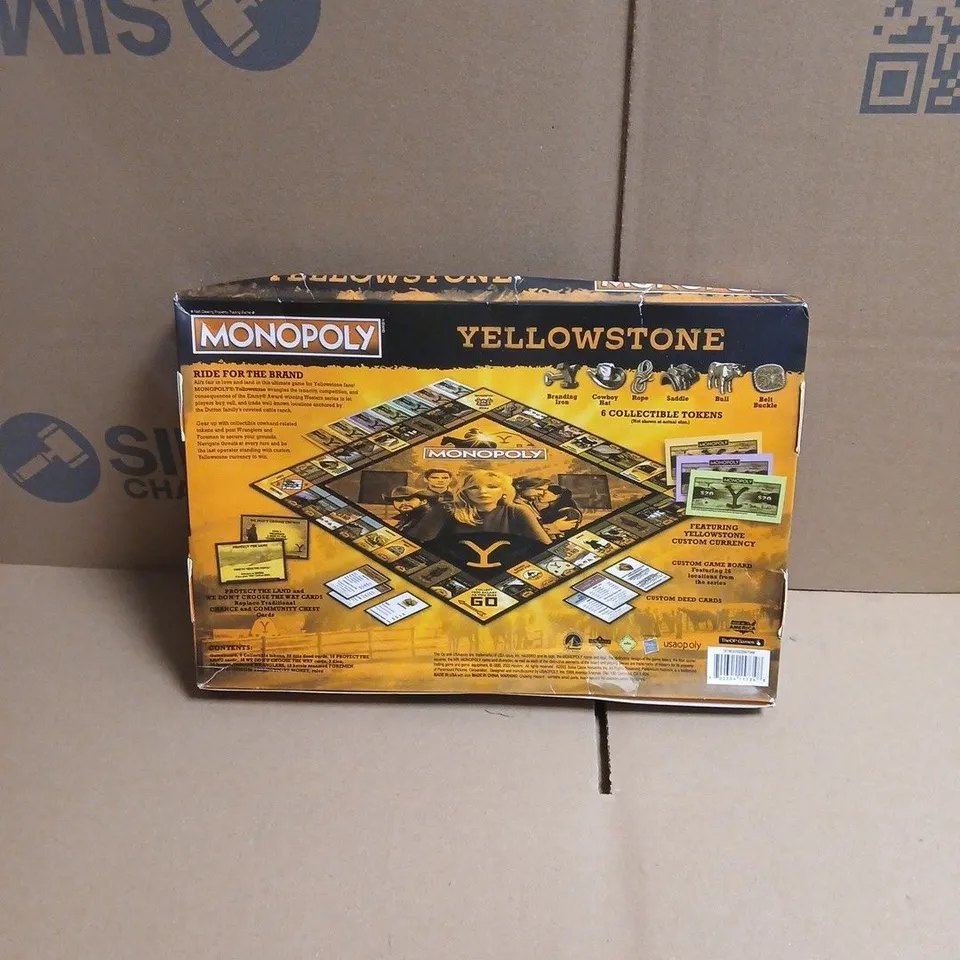 MONOPOLY YELLOWSTONE AGES 16+