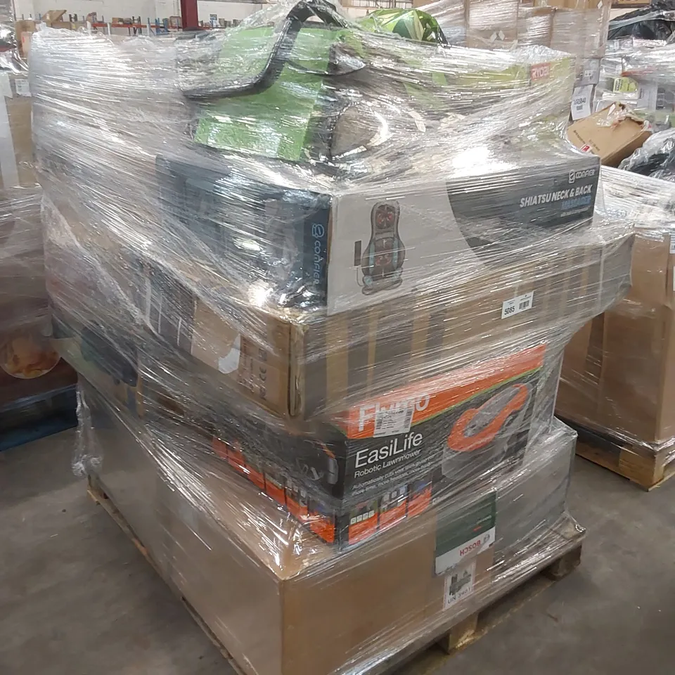 PALLET OF APPROXIMATELY 18 UNPROCESSED RAW RETURN HOUSEHOLD AND ELECTRICAL GOODS TO INCLUDE;