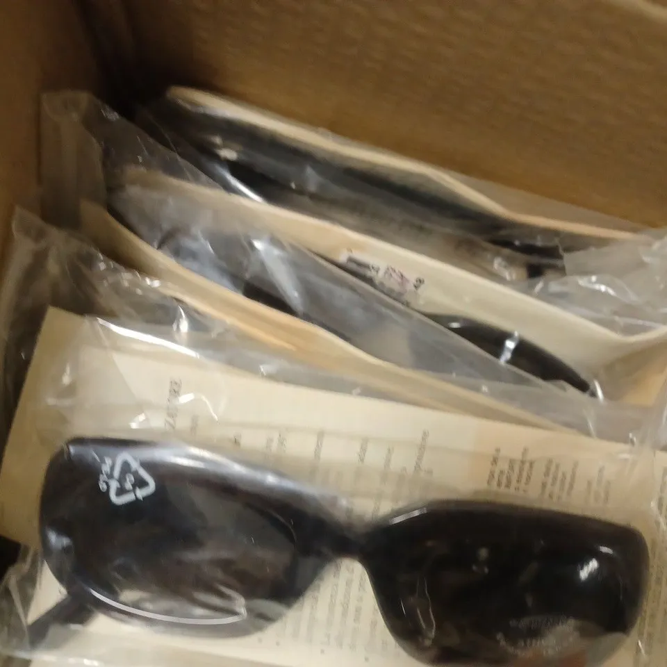 BOX OF APPROX 10 PAIRS OF STING MELANIN LENSE BROWN 6140 SUNGLASSES
