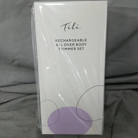 APPROXIMATELY 20 TILI RECHARGEABLE BODY TRIMMERS WITH LED LIGHT - PURPLE
