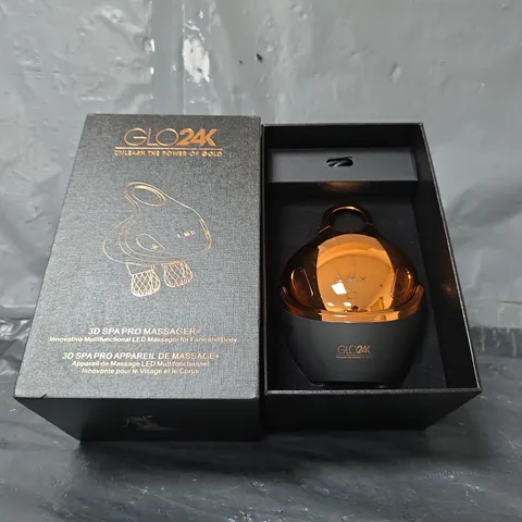 BOXED GLO24K 3D SPA PRO MASSAGER 