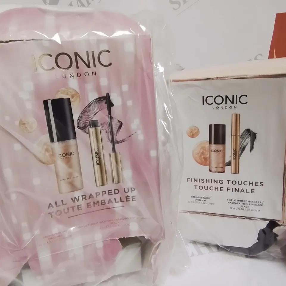 LOT OF 5 ASSORTED BEAUTY PACKS TO INCLUDE SANCTUARY SPA SIGNATURE ESSENTIALS GIFT SET AND ICONIC FINISHING TOUCHES