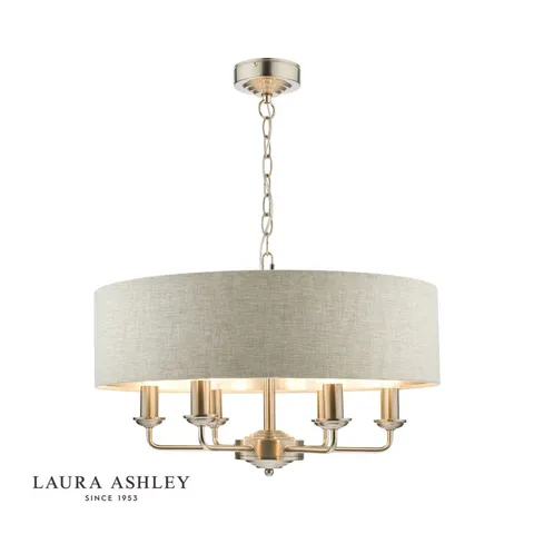 LAURA ASHLEY SORRENTO PENDANT, ANTIQUE BRASS