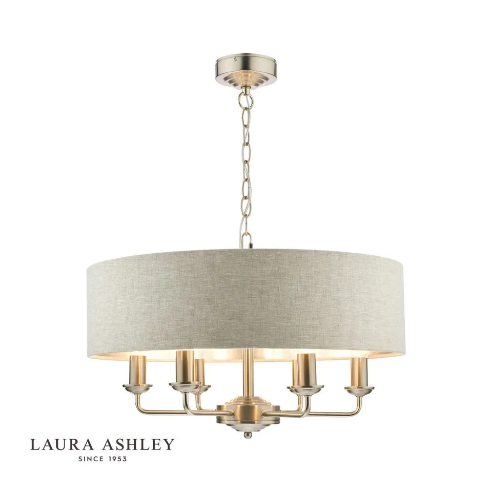 LAURA ASHLEY SORRENTO PENDANT, ANTIQUE BRASS