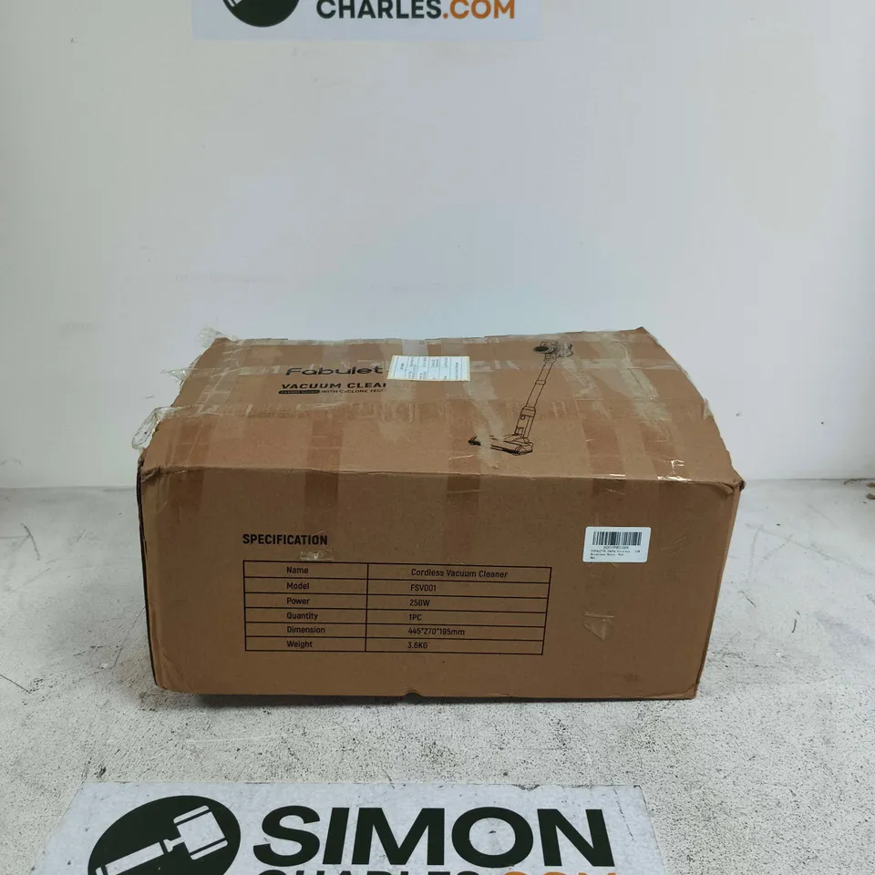 FABULETTA CORDLESS VACUUM CLEANER – MODEL FSV001 (250W) – BOXED