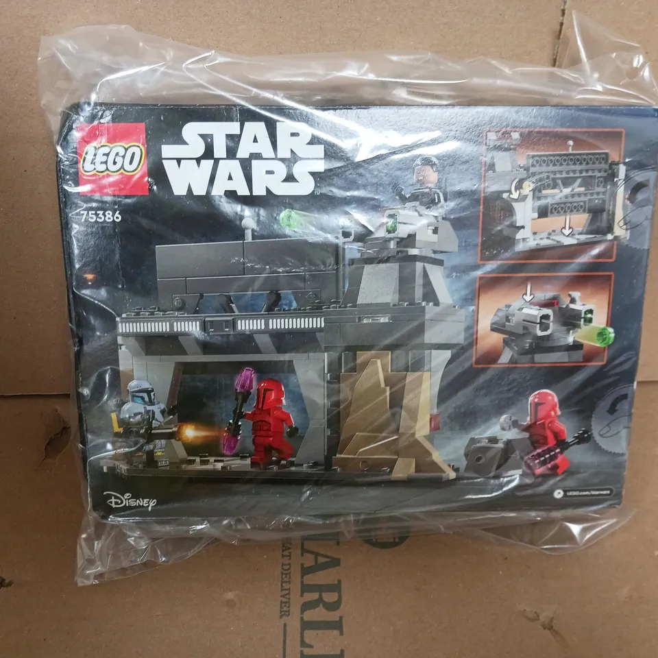 BOXED LEGO STAR WARS PAZ VIZSLA AND MOFF GIDEON BATTLE - 75386 RRP £40