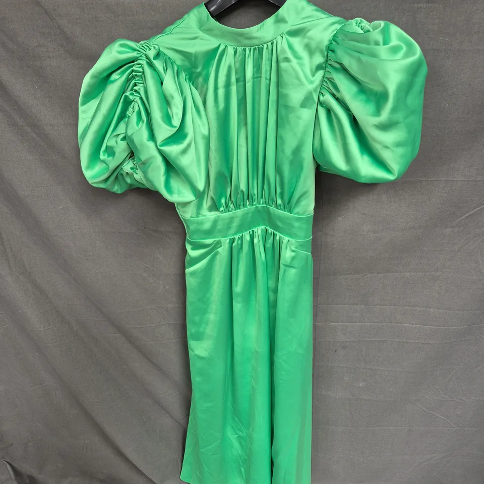 ROTATE NOON DRESS IN SPRING BOUQUET GREEN SIZE 6