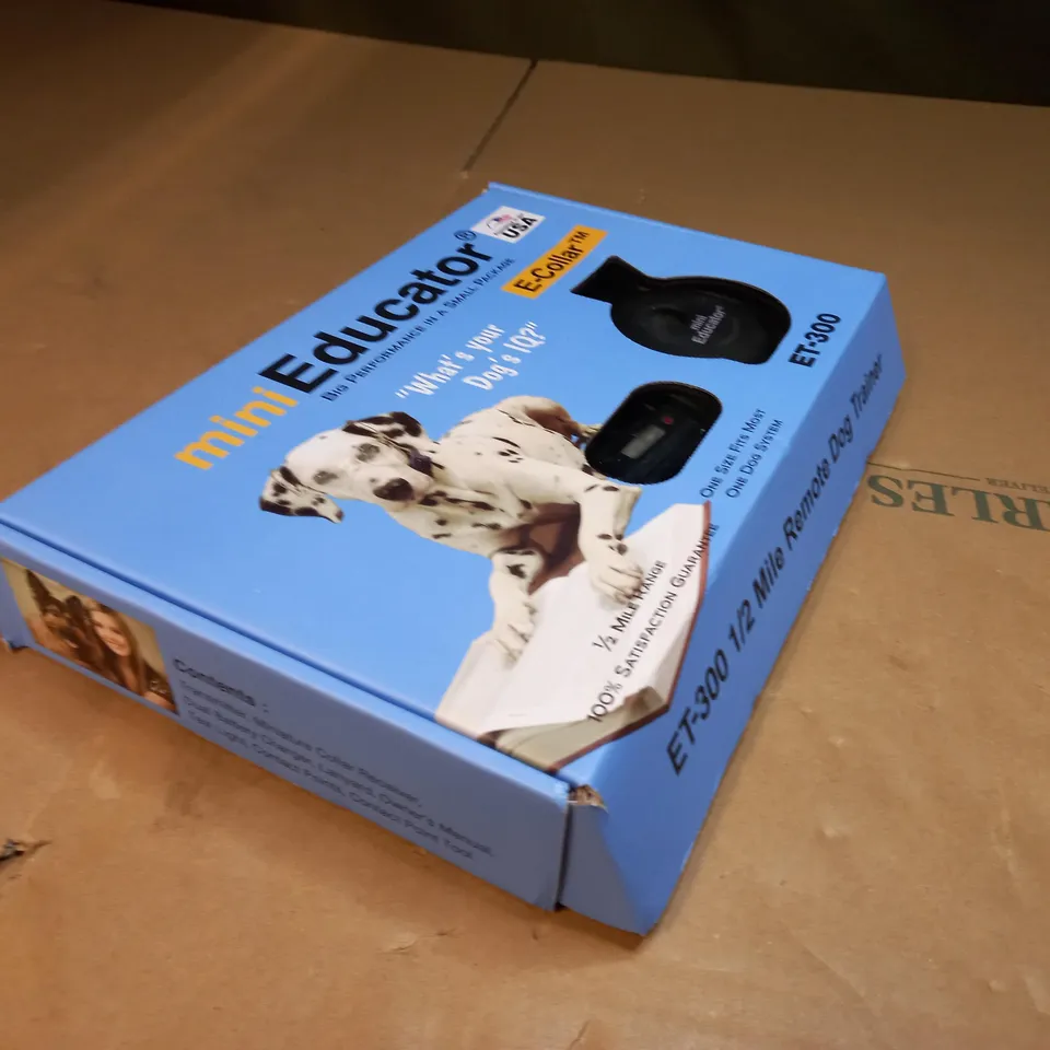 BOXED MINI DEDUCATOR DOG E-COLLAR